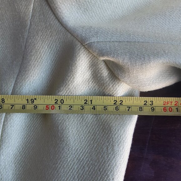 Jacque Vert SZ 16 Shantung Soft Lime Green Jacket 3/4 Sleeves - Picture 9 of 11